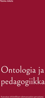 Produktbild von Ontologia ja pedagogiikka