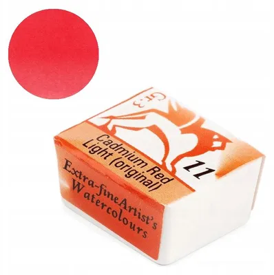 Produktbild von Renesans Aquarellfarbe 11 Kadmiumrot Hell Napf