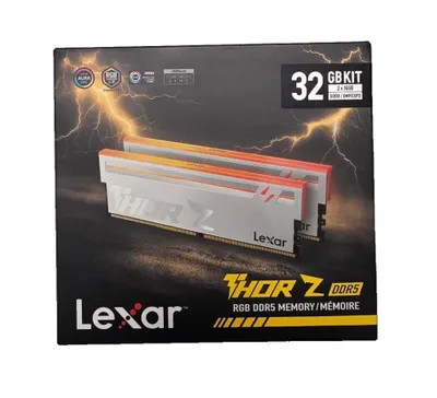 Produktbild von Lexar Thor Z RGB 32GB DDR5-6000 CL36 Kit 2x16GB Silber XMP 3.0 AMD EXPO RAM