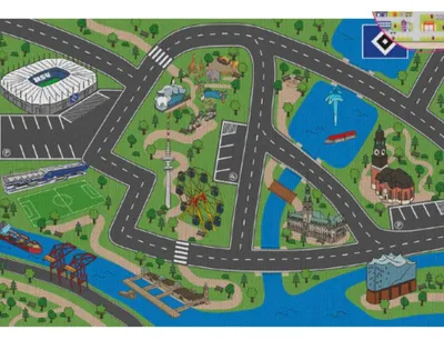 Produktbild von HSV Spielteppich
