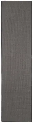 Produktbild von Naturfaser Teppich Sisal Läufer Einfarbig, Größe:80x320 cm, Farbe:Anthrazit