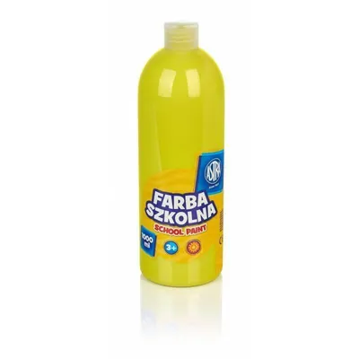 Zdjęcie produktu dla Farba szkolna plakatowa Astra 1000 ml - Cytrynowa
