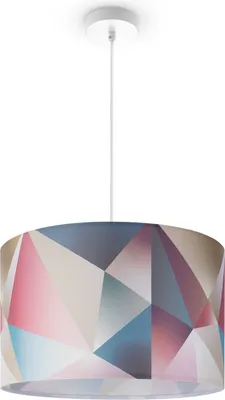 Produktbild von Deckenlampe LED Pendelleuchte Wohnzimmer Und Schlafzimmer, Pastellfarben, E27 Leuchten Farbe / Größe Mehrfarbig (Ø45.5cm)