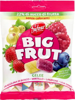 Produktbild von Caramelle Big Fruit Galerettes ohne Gelatine150g - Dufour