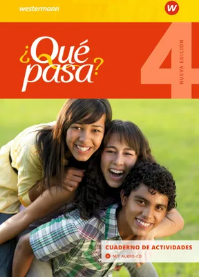 Produktbild von Qué pasa 4.  Cuaderno de actividades mit Audio-CD für Schüler