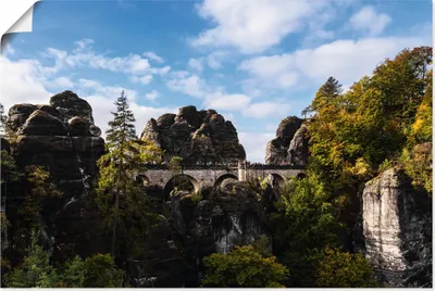 Produktbild von ARTland Poster Bastei in der Sächsische Schweiz Größe: 60x40 cm
