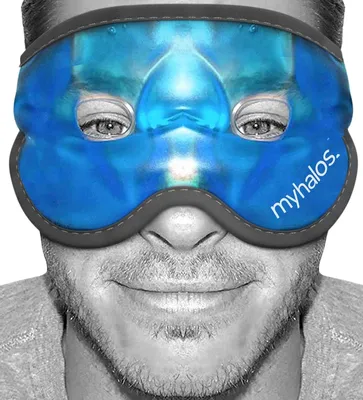 Produktbild von Wiederverwendbare Kälte Schlafmaske - Kältetherapie für müde Augen - Gel Augenmaske gegen dunkle Ringe und Schwellungen
