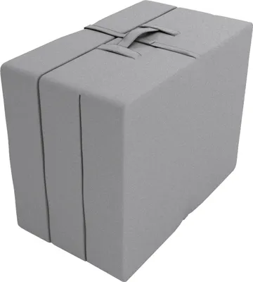 Immagine prodotto di POKAR materasso pieghevole 3 pezzi materasso pieghevole per ospiti letto da campeggio letto pieghevole, dimensioni:80 x 195 x 15 cm, colore:Grigio - Impermeabile