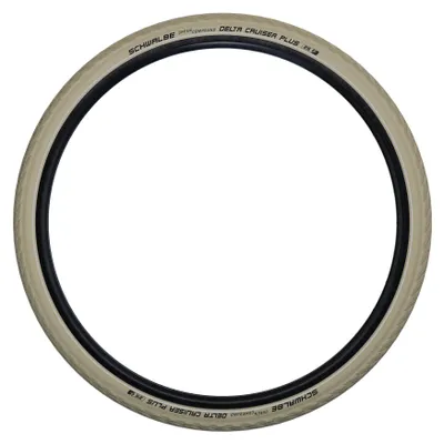 Produktbild von Schwalbe Delta Cruiser Plus 37-590 creme Reifen PunctureGuard 26x1 3/8 Mantel