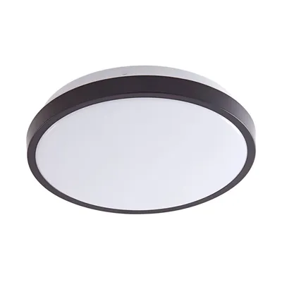 Zdjęcie produktu dla Lindby LED lampa sufitowa Medon Ø 29 cm czarny plastik IP44