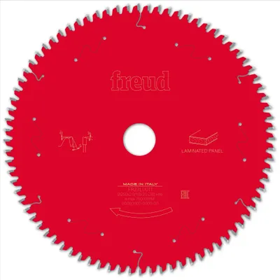 Image de Lame pour scie circulaire portative FREUD - Ø250 2,8/1,8 AL30 Z80 BA -2° - F03FS09804 -FR23L001T