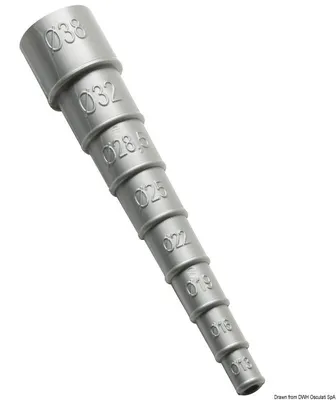 Image de Adaptateur universel avec raccord de tuyau 32 to 60 mm, 1 pièce