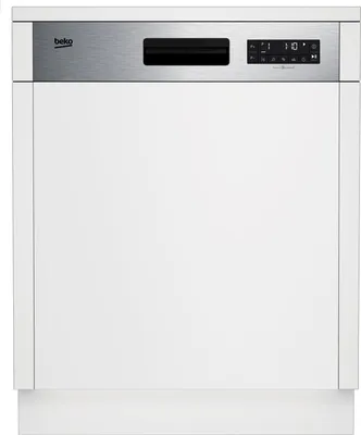 Produktbild von Beko b300 BDSN26440X, Halb integriert, Standardgröße (60 cm), Edelstahl, LCD, 1,5 m, Edelstahl