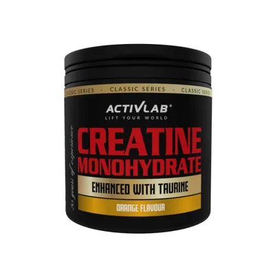 Zdjęcie produktu dla Creatine monohydrate kreatyna w proszku smak pomarańczowy Activlab
