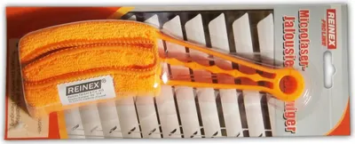 Produktbild von Microfaser JALOUSIEN-REINIGER Rolladenputzer Jalousienreiniger Lamellen waschbar (Orange)