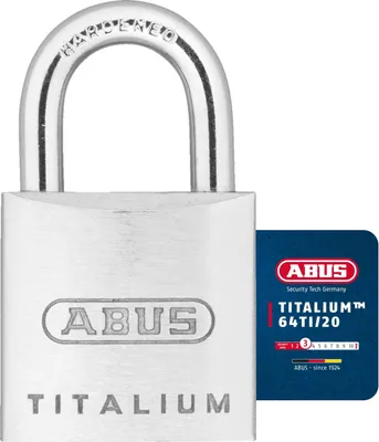 Produktbild von ABUS Vorhangschloss TITALIUM 64TI Gleichschließend 20 mm