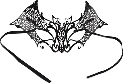 Produktbild von Halloween Gothic Fledermaus Maske Metall Größe: ohne Attribut