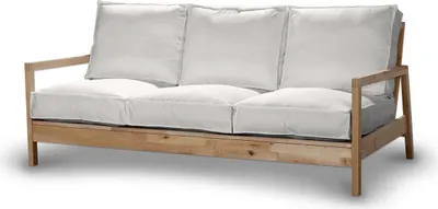 Produktbild von Dekoria Bezug für Lillberg 3-Sitzer Sofa, weiss, Sofahusse, Lillberg 3-Sitzer