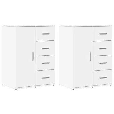 Produktbild von Sideboards 2 Stk. Weiß 59x39x80 cm Holzwerkstoff