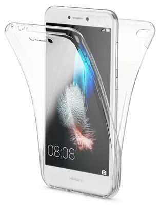 Produktbild von Huawei P8 Lite 2017 Hülle 360 Grad Handyhülle von NALIA, Full Cover Rundum Case Transparent