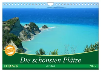 Produktbild von Die schönsten Plätze der Welt (Wandkalender 2027 DIN A4 quer), CALVENDO Monatskalender