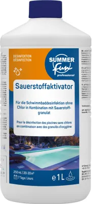 Produktbild von Summer Fun Sauerstoffaktivator 1 l - Booster für Aktivsauerstoff-Desinfektion