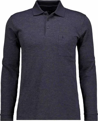 Produktbild von Ragman Softknit-Poloshirt, langarm
