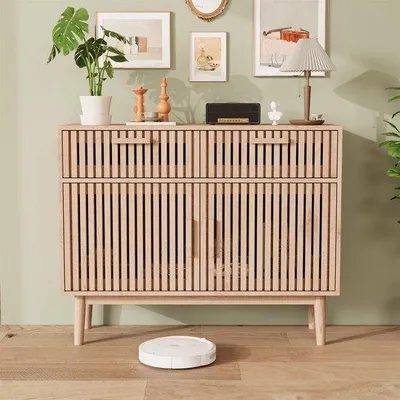 Image de Meuble de cuisine à compartiments - Armoire murale de salle à manger pour le rangement et la décoration - Architecture unique et organique