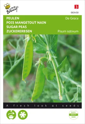 Produktbild von Zuckererbsen De Grace | Zuckererbsensamen von Buzzy Seeds