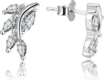 Image de Boucles d'oreilles argentées AGUP1183