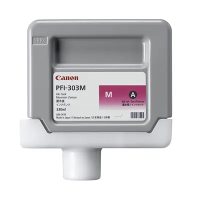 Produktbild von Canon PFI-303M, Magenta, Tinte auf Pigmentbasis, 330 ml