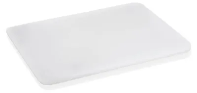 Produktbild von 10x Schneidebrett weiß 30 x 20 x 1,5 cm Polyethylen