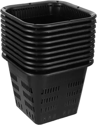 Zdjęcie produktu dla Zestaw do uprawy hydroponicznej – donica na umywalkę – uprawa kwiatów – model drewniany – 13,8 x 11 cm – czarny
