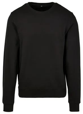 Immagine prodotto di Build Your Brand - Felpa "Premium" con scollo rotondo per uomo/donna Unisex LT2179 (M) (Nero)