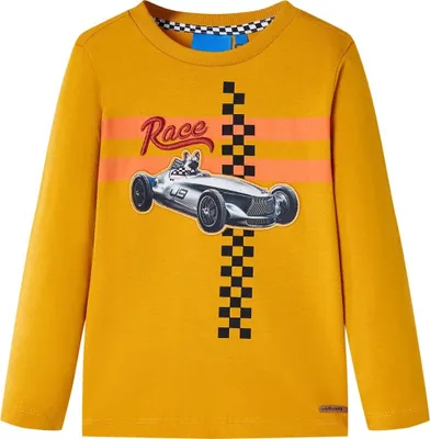 Produktbild von Möbel Kinder-Langarmshirt Ocker 116 - Langarmshirts &11113