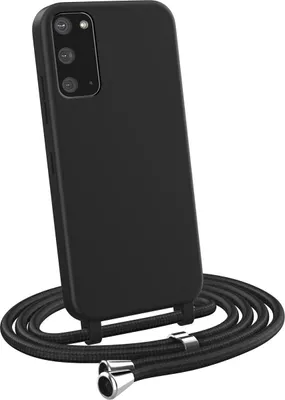 Produktbild von Handykette für Samsung Galaxy S20 - Handyhülle mit Schnur Cover in Schwarz