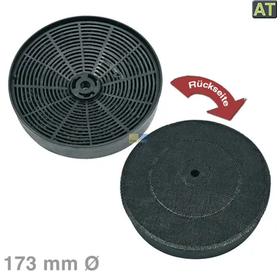 Produktbild von Kohlefilter 173mmØ Dunstabzugshaube für Electrolux 902979379/2 E3CFOA