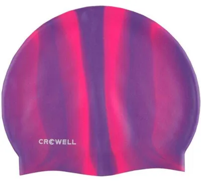 Obrázek produktu pro Crowell – koupací čepice „Multi Flame 06“, silikon PP9270 (jednotná velikost) (fialová/růžová)