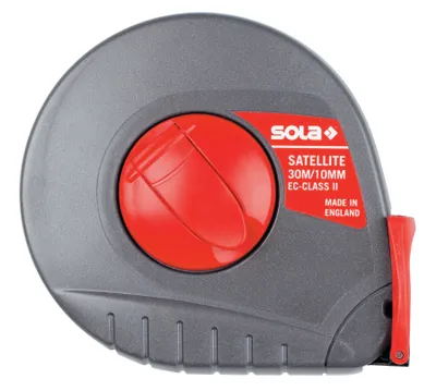 Produktbild von SOLA Kapselbandmaß SATELLITE L.20m Band-B.10mm mm/mm EG II Ku.Stahlmaßband - 50055901