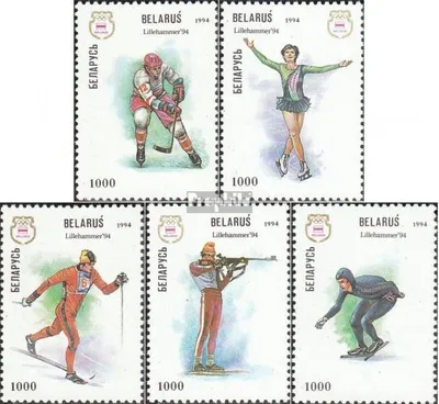 Produktbild von Briefmarken Weißrussland 1994 Mi 64-68 (kompl.Ausg.) postfrisch Olympische Winterspiele