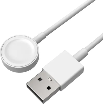 Obrázek produktu pro Kabel kompatibilní s hodinkami Watch Series 8 / Series 7 / Series 6 / Series 5 / Series 4 / Series 3 / Series 2 / Series 1 / Series Ultra/Series SE - USB náhradní 1m nabíjecí adaptér pro chytré hodinky Phonillico®