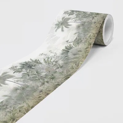 Produktbild von Selbstklebende Bordüre - Tapetenbordüre Wandbordüre - Dschungel Wandtatto für Wände, Möbel, Decken, Tapeten, Türen - Wiesenblumen - auf 5,00 m x 0,15