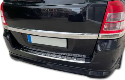Zdjęcie produktu dla Osłona zderzaka z polerowanej stali nierdzewnej dla OPEL ZAFIRA B, 2005-2014 | z fazowaniem