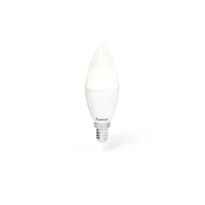 Produktbild von Hama 00176559, Intelligentes Leuchtmittel, WLAN, Weiß, Integrierte LED, E14, Tageslicht, Warmweiß