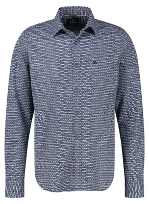 Produktbild von Lerros - Herren Freizeit Hemd, (2681070), Größe:XXL, Farbe:muted red (345)