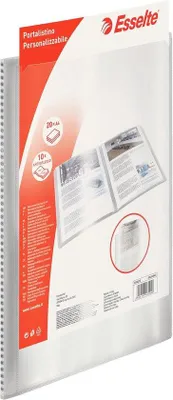 Produktbild von Famanu Präsentationsmap mit personalisierbarem Cover - 20 Hüllen für Dokumente