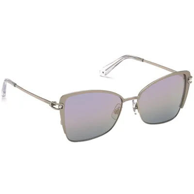 Produktbild von Swarovski SK0314 Rechteckige Metall-Sonnenbrille für Damen