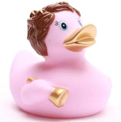 Produktbild von Badeente Engel pink Vinyl 8 cm