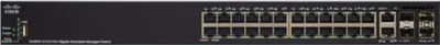 Produktbild von Cisco SG350X-24 Managed L3 Gigabit Ethernet (10/100/1000) Schwarz 1U
