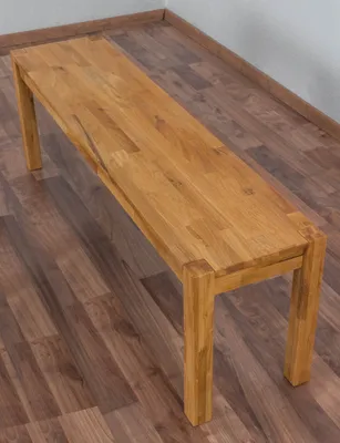 Produktbild von Bank Wooden Nature 134 Eiche massiv - 140 x 33 cm (L x B)